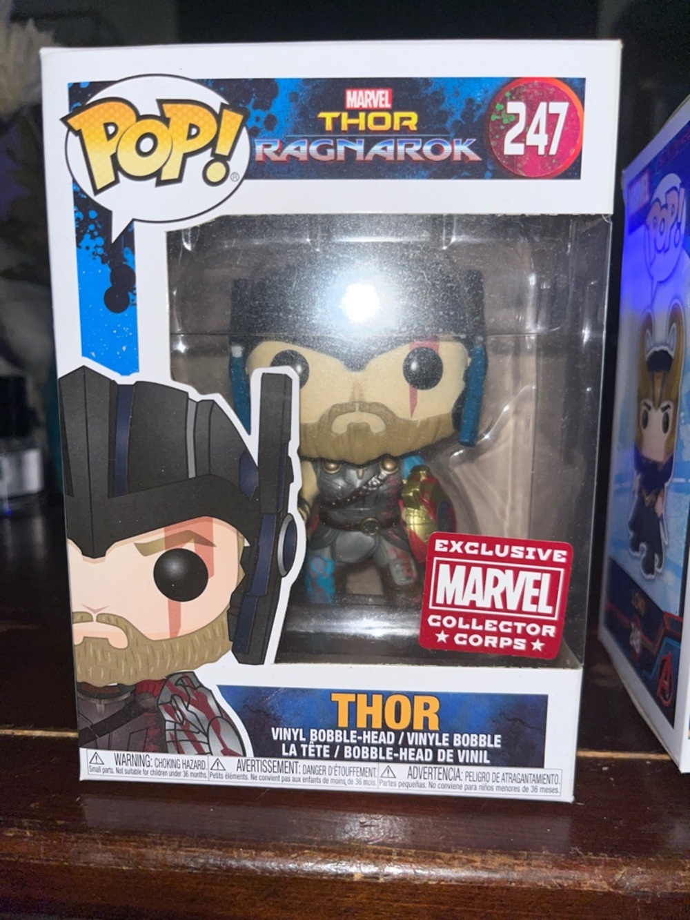 Funko Thor Ragnarok Pop! Vinyl Figure - Blue, Black, Gold